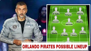 BREAKING NEWS Orlando Pirates vs Jwaneng Galaxy Possible Lineup for Tomorrows Clash CAF CL [upl. by Anaujait797]