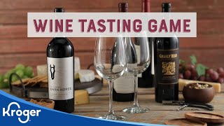 Wine Tasting Game  Kroger Cocktails  Kroger [upl. by Sirak]