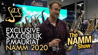 New Exclusive PMauriat 67R Alto Saxophone  NAMM 2020 [upl. by Nolyat]