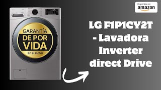 LG F1P1CY2T  Lavadora Inverter direct Drive 17 kg A 1100 rpm serie XXX color inox antihuella [upl. by Anaizit]