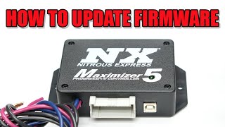 How to Update Nitrous Express Maximizer 5 and 4quot Touch Screen Display Firmware [upl. by Anyale]