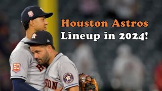 Houston Astros Lineup in 2024 [upl. by Snilloc]