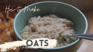 How to make the perfect bowl of Oats Porridge  Jungle Oats  StoveTop Oats [upl. by Einnim]