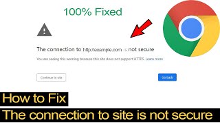 How to fix The connection to site is not secure chrome error Resolved [upl. by Salamone]