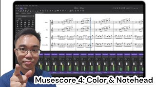 Musescore 4 Color amp Notehead [upl. by Modestia]