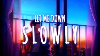 Alec Benjamin  Let Me Down Slowly  Lyrics [upl. by Isabea]