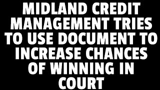 WATCH OUT FOR MIDLAND CREDIT MANAGEMENT LAWSUIT UPGRADES COMPLAINTS TO WIN MORE LAWSUITS [upl. by Jessamyn]