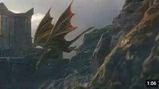 Rhaenyra and Syrax fly out from dragostone to meet Seasmoke House of the dragon season 2 episode 6 [upl. by Joaquin]