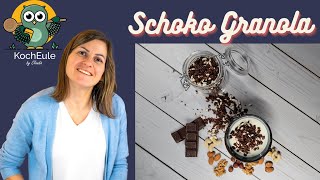 Schoko Granola mit Nüssen  selbstgemachtes Müsli  einfach lecker Thermomix® TM6 TM5 ♥️ 𝑲𝒐𝒄𝒉𝑬𝒖𝒍𝒆 [upl. by Engis]