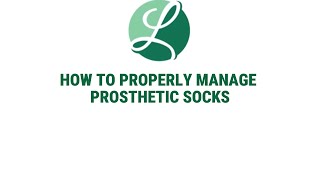 Essential Sock Management Tips for BelowKnee Prosthesis Users  Visual Guide [upl. by Anale]