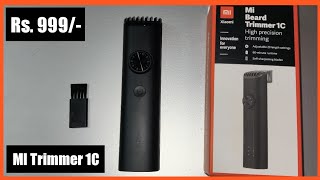 MI BEARD TRIMMER 1C UNBOXING  PC GYAN  HINDI [upl. by Neom]