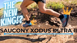 The NEW KING of ULTRA TRAIL RUNNING SHOES  SAUCONY XODUS ULTRA 2 [upl. by Ahseiyn]