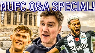 January spends NUFC QampA SPECIAL FROM ATHENS [upl. by Gonzalo595]