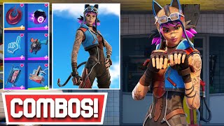 NEW BEST RENEGADE LYNX SKIN COMBOS FORTNITE OG PASS  Fortnite [upl. by Bethanne]