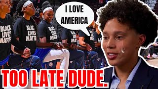 WNBAs Brittney Griner WHINES about being called UNPATRIOTIC Proud Americans CLOWN quotHIMquot [upl. by Felt]