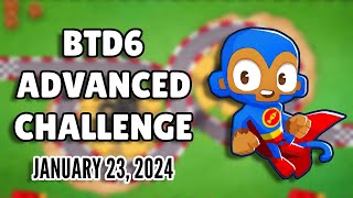 BTD6 Advanced Challenge  KartsNDarts January 23 2024 [upl. by Gnouhc378]