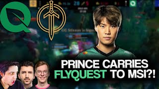 PRINCE CARRIES FLYQUEST TO MSI Ft IWDominatelolYamatoCannon213  Treatz  GG vs FLY LCS Playoff [upl. by Cousins425]