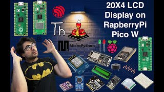 20x4 I2C LCD display on Raspberry Pi Pico W [upl. by Pren744]