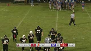 Flora vs Johnston City Jr Football League [upl. by Comras]