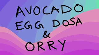 Orry tries avocado egg dosa in NYC 🇺🇸 [upl. by Ostap]