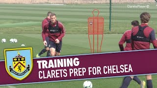 TRAINING  Clarets Prepare For Chelsea [upl. by Mitman511]