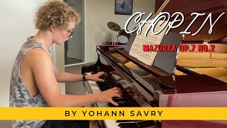 Chopin  Mazurka Op 7 no 2 in A minor [upl. by Drusi]