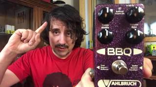 Test Review Vahlbruch BBQ Buffer Booster Equalizer Pedal [upl. by Rufford613]