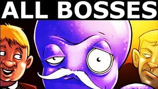 Octogeddon  Hard Mode  All Bosses All Boss Battles Gameplay No Commentary Indie Game 2018 [upl. by Aonian]