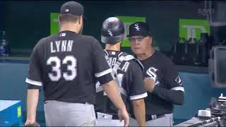 Tony La Russa yells at his rookie catcher after VGJ RBI single [upl. by Lletnwahs]