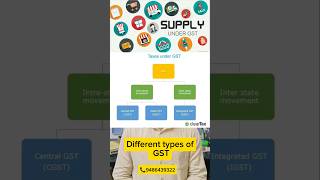 Different types of GST Levied on supply of Goods and Services  Tax Simplified shorts gst sgst [upl. by Netsreik]