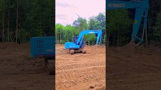 Kobelco Poclain New NH208A Road work arman15 [upl. by Neenaj]