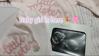 Baby girls Name Reveal 🩷 [upl. by Yhtorod]