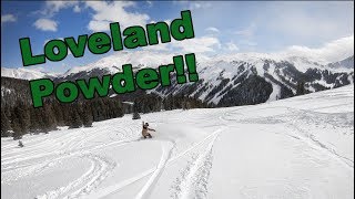 Snowboarding Powder At Loveland Ski Resort Colorado  Season 3 Day 85 [upl. by Amol]