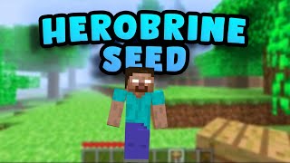 Minecraft Herobrines World Seed has been Found [upl. by Naimaj211]