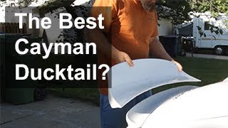 Spoiler Alert Porsche 987 Cayman Gary Foo Ducktail Installation [upl. by Davin]