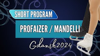 Elisabetta PROFAIZER  Matteo Libasse MANDELLI ITA  Junior Pairs Short Program  Gdansk 2024 [upl. by Modestia]