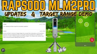 Rapsodo MLM 2 PRO UPDATES amp New Target Range Demo [upl. by Grizel]