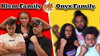 KLEM FAMILY vs ONYX FAMILY EPIC SHOWDOWN [upl. by Aneleairam]