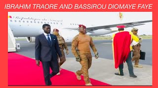 AESCEDEAOECOWAS SENEGAL PRESFAYE MOMENT WITH IBRAHIM TRAORE  FINALLY IN BURKINA FASO africa [upl. by Iret]