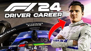 FIRST F1 24 GAMEPLAY  Driver Career Mode Ep 0 [upl. by Aenert]