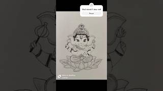 Ganpati baapa ganeshchaturthi shorts shortsfeed drawing [upl. by Nimad481]