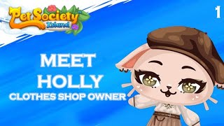 Pet Society Island  Gameplay Walkthrough Part 1  Clothes Shop [upl. by Einaled]