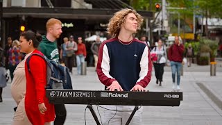 ColdPlay  Clocks Piano Cover Live In Auckland City [upl. by Stockmon]