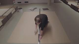 How to install a Moduleo vinyl Herringbone floor [upl. by Hutson]