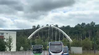 Bus Spotting Stagecoach South Wales Wright StreetLite WF 43001 CN12 AWU Route 9 to Aberdare Pt 2 [upl. by Shama]