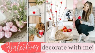 💗 VALENTINES DAY DECORATE WITH ME 💗 VALENTINES DAY DECOR 💗 SIMPLE VALENTINES DAY DECORATING IDEAS [upl. by Arianie120]