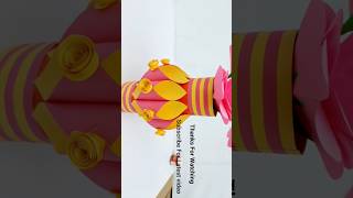 Easy Flower MakingPaper Craft youtubeshorts shorts viralvideo ytshorts [upl. by Nelak242]