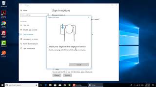 How to setup finger print lock in windows 10 using HP laptop [upl. by Eikceb529]