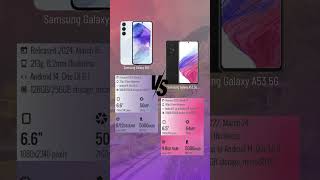 Samsung Galaxy A55 vs Samsung Galaxy A53 5G [upl. by Asenav]