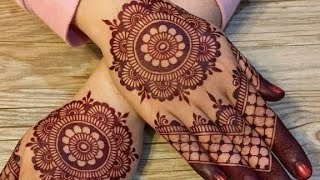 Mandala henna design  henna design for Eid 2019  Mandala mehendi design [upl. by Creight]